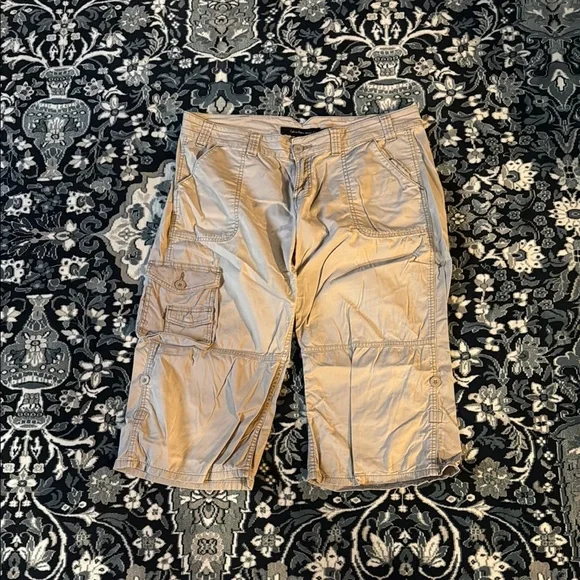 Tan Calvin Klein Jeans Cargo Shorts - Picture 1 of 5